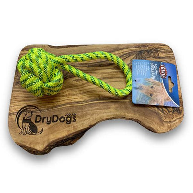 Floating Dog Throwing Rope Ball with Handle for Beach