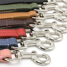 Load image into Gallery viewer, Leather Leads to Match Fishtail Sighthound Collars
