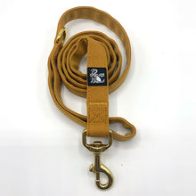 Load image into Gallery viewer, Mustard Soft fabric dog lead to match martingale collars
