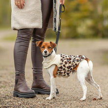Load image into Gallery viewer, Ajou - Leopard Print Faux Fur Dog Coat for Small Dogs | Warm Winter Coat
