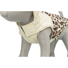 Load image into Gallery viewer, Ajou - Leopard Print Faux Fur Dog Coat for Small Dogs | Warm Winter Coat
