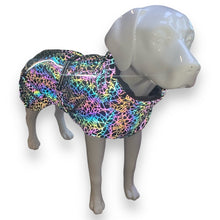 Load image into Gallery viewer, 20&#39;&#39; Green very reflective underbelly dog coat (3626)
