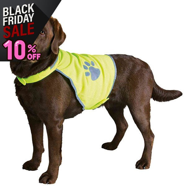 reflective hi vis safety vest for dogs