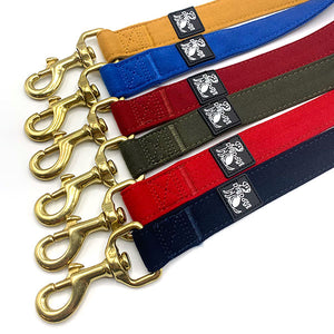 Soft fabric dog lead to match martingale collars