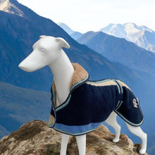 Load image into Gallery viewer, sighthound blanket coat blue
