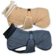 Load image into Gallery viewer, Sherpa Minot - Quilted Dog Coat with Harness Hole
