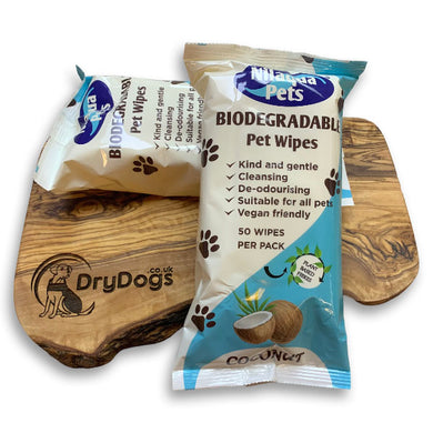 50 pack of biodegradable pet wipes