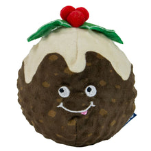 Load image into Gallery viewer, bouncing dog toy xmas pudding
