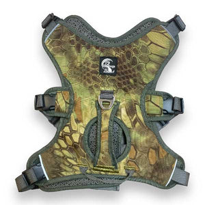 Camouflage whippet / greyhound harnesses by DryDogs