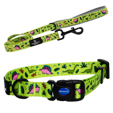 dinosaur dog collars and leads