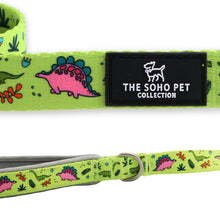 Load image into Gallery viewer, dinosaur dog collars and leads
