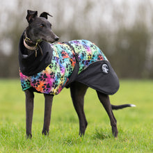 Load image into Gallery viewer, envis - rainbow waterproof whippet coat
