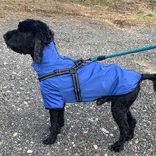 Load image into Gallery viewer, cockapoo lightweight summer dog coat with  harness
