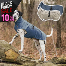 Load image into Gallery viewer, lightweight summer/winter dog coat with harness hole zip
