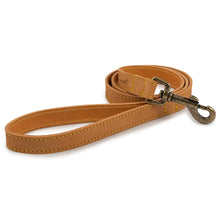 Load image into Gallery viewer, mustard timberwolf dog leash uk made
