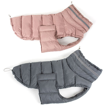 Puffa Padded/Quilted Dog coat with Underbelly Protection