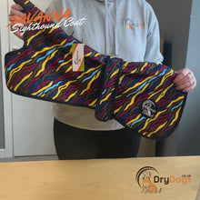 Load and play video in Gallery viewer, Savanna sighthound coat video demonstration
