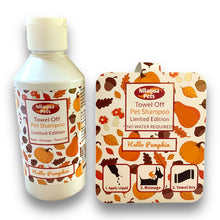 Load image into Gallery viewer, waterless dog shampoo limited edition hello pumpkin
