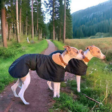 Load image into Gallery viewer, trendy whippet waxed green greyhound whippet coats

