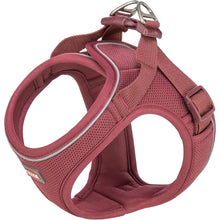 Load image into Gallery viewer, Wine dog harness with a metal buckle on a white background
