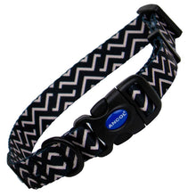 Load image into Gallery viewer, zigzag design recycled dog collar
