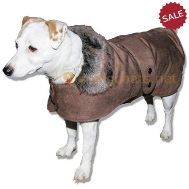 jack russell dog coat brown chelsea fashion jacket