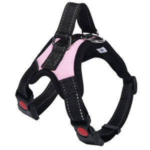 pink dog harnesses with handle