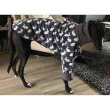Load image into Gallery viewer, fleece pyjamas with two legs or four legs 4. Trendy whippets drydogs.co.uk
