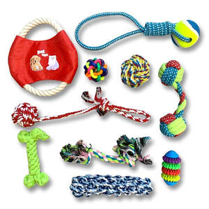 Pack of 10 Dog Toys (Pack 1)
