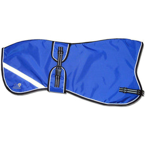 water resistant greyhound walking out coat with reflective strips