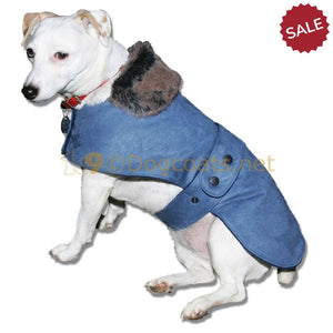 winter dog clothes suede chelsea dog coat | DryDogs.co.uk