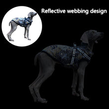 Load image into Gallery viewer, dog coat with reflective for safety at night
