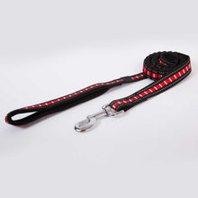 Load image into Gallery viewer, what is the best lead for dogs that pull? shock absorbing dog leash with elastic bungee setion
