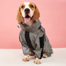 Load image into Gallery viewer, lightweight, unlined dog trouser suit for winter and those dark nights
