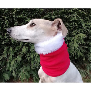 Greyhound/Whippet Christmas Snood