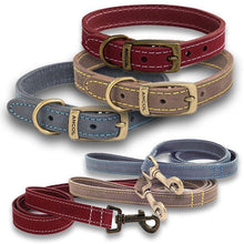 Load image into Gallery viewer, British made leather dog collars and leads - made in the UK
