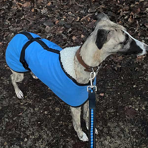 microfibre whippet coat with no velcro