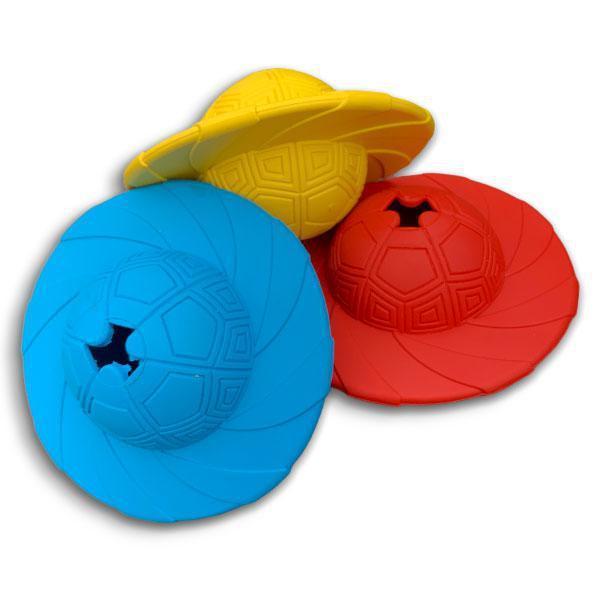 UFO Rubber Dog Toy Holds Treats