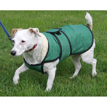 Load image into Gallery viewer, green waterproof dog coat with chest protection uk
