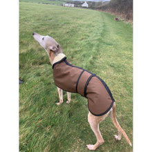 Load image into Gallery viewer, windproof waterproof warm cosy barbour whippet coat wax fabric
