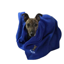Load image into Gallery viewer, Personalised Embroidered Dog Blanket inc. Name
