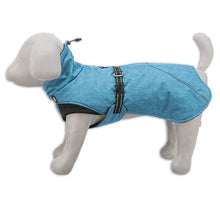 Load image into Gallery viewer, Riom dog coat iwth harness and collar holes - zipped
