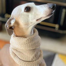 Load image into Gallery viewer, beige woollen whippet snood

